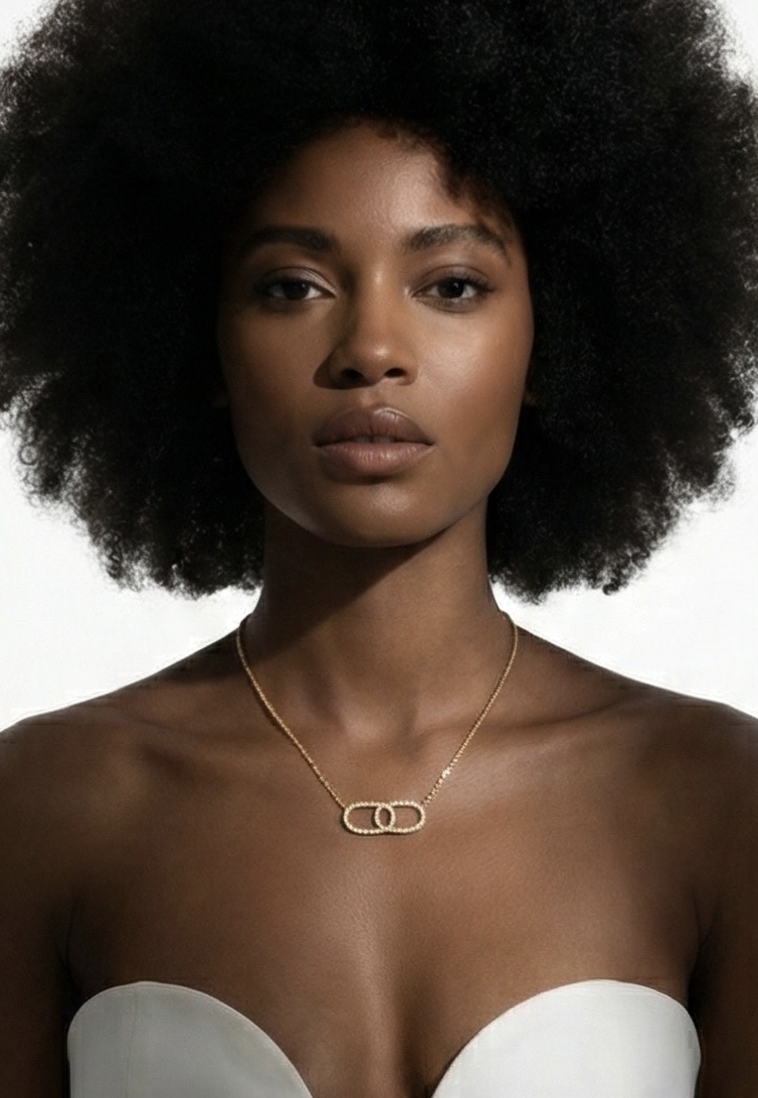 INFINITE DIAMOND PENDANT NECKLACE 18K YELLOW GOLD EDITION 18K Yellow Gold | Natural Diamonds | Finished in Canada - Image 2