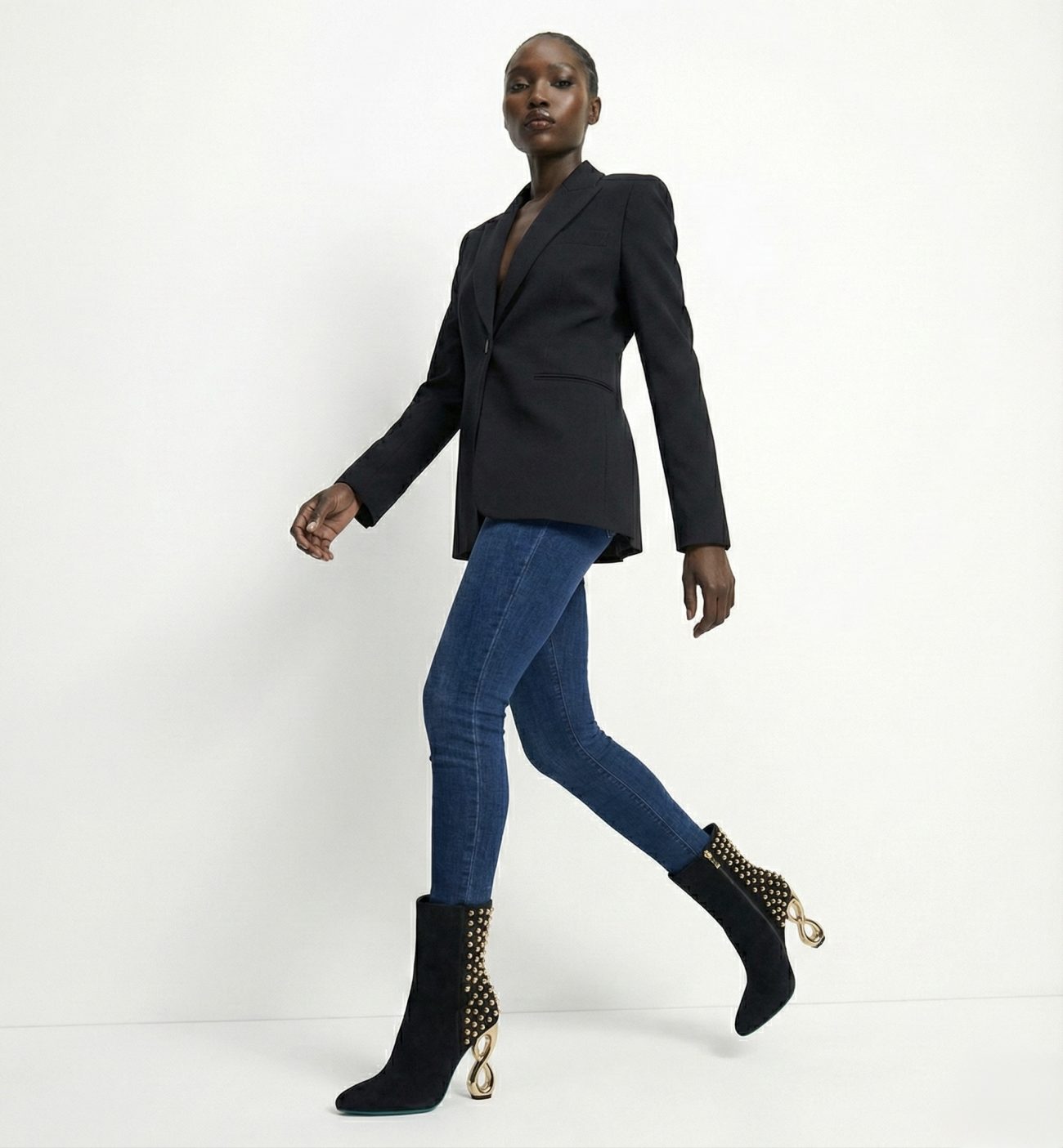 INFINITE SPIKES BOOTS™ SIGNATURE INFINITY HEEL EDITION Made in Italy | Genuine Leather | Free Worldwide Shipping - Image 4