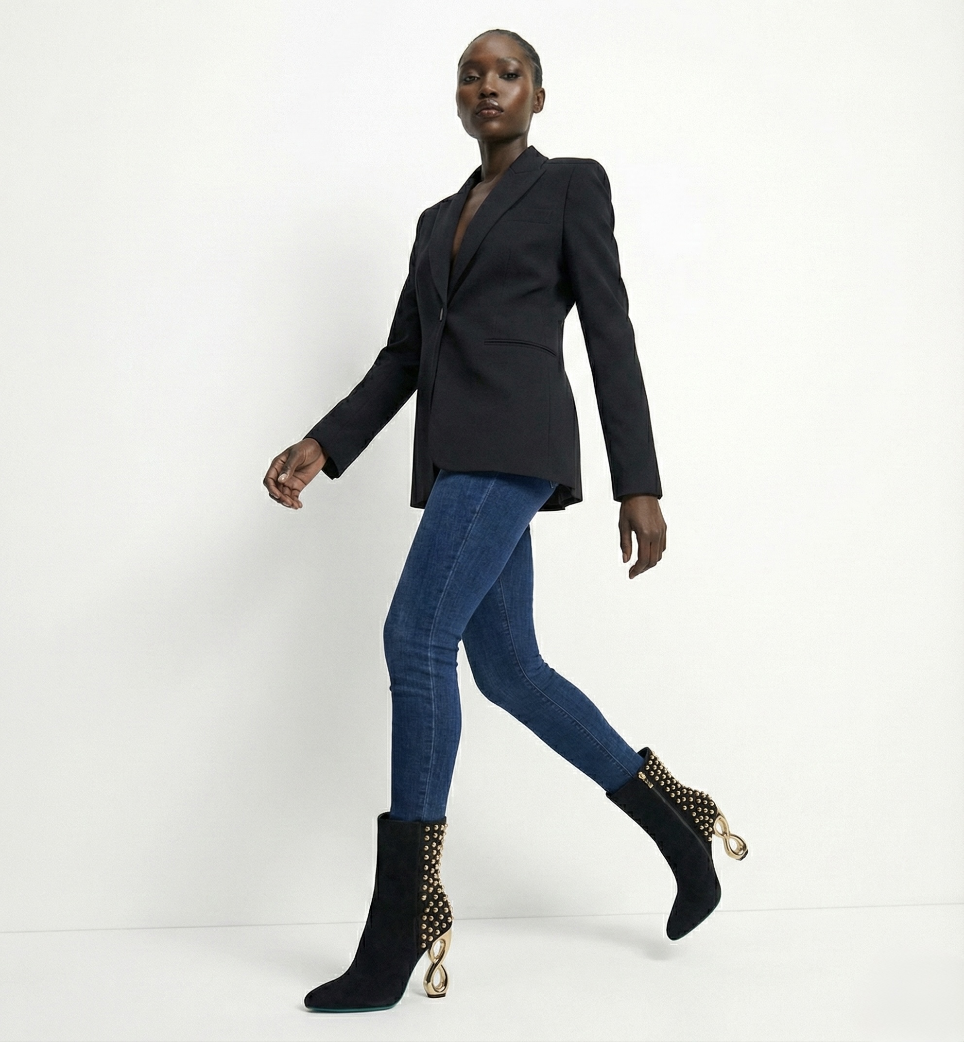 INFINITE SPIKES BOOTS™ SIGNATURE INFINITY HEEL EDITION Made in Italy | Genuine Leather | Free Worldwide Shipping - Image 4