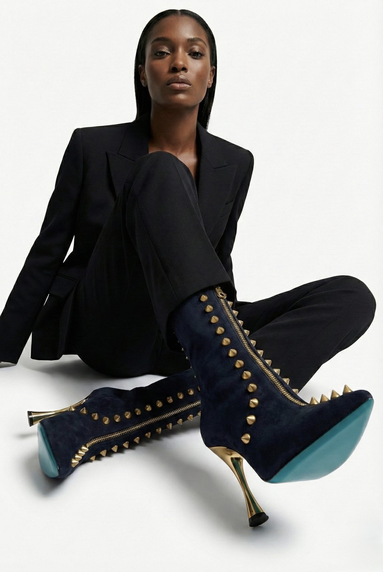 INFINITE SPIKES BOOTS™ VERTEX ZIP EDITION Made in Italy | Genuine Leather | Free Worldwide Shipping