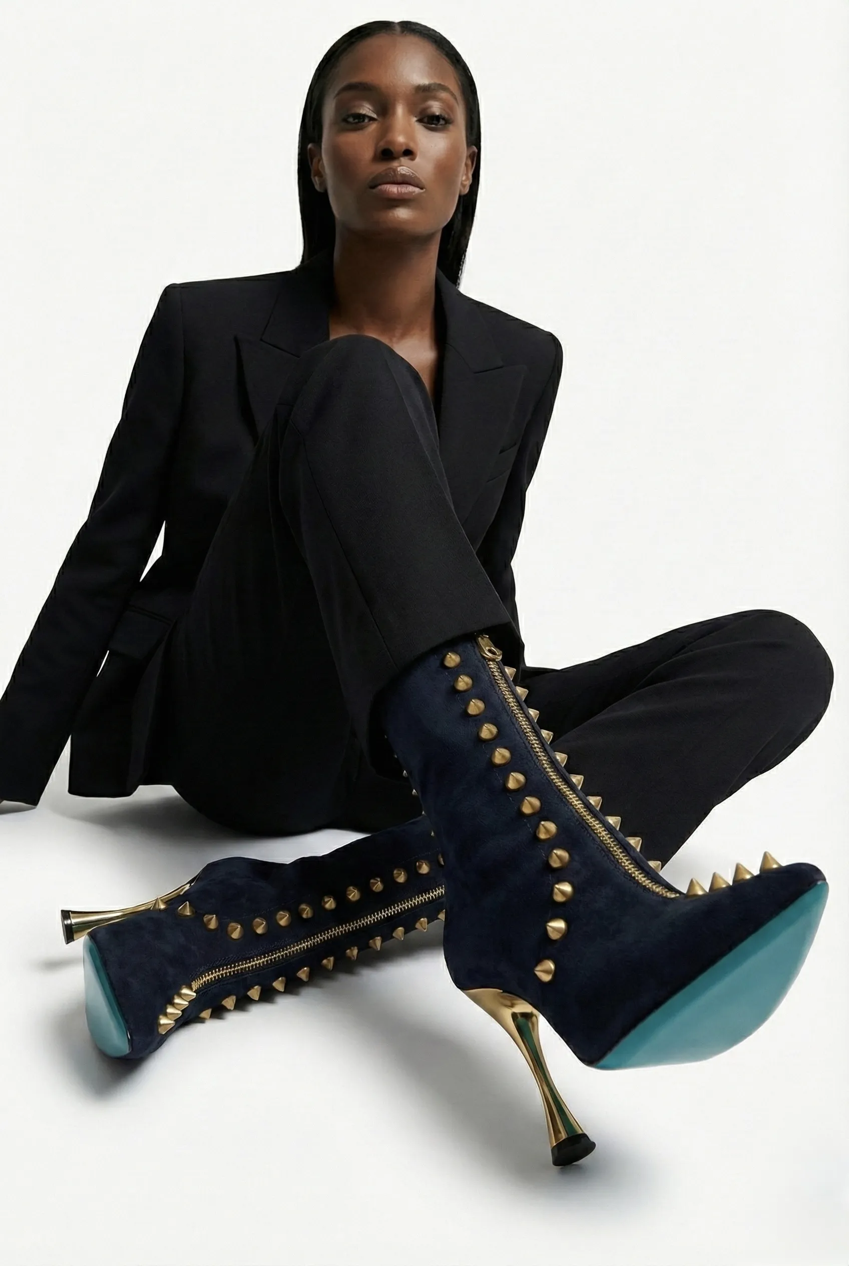 INFINITE SPIKES BOOTS™ VERTEX ZIP EDITION Made in Italy | Genuine Leather | Free Worldwide Shipping