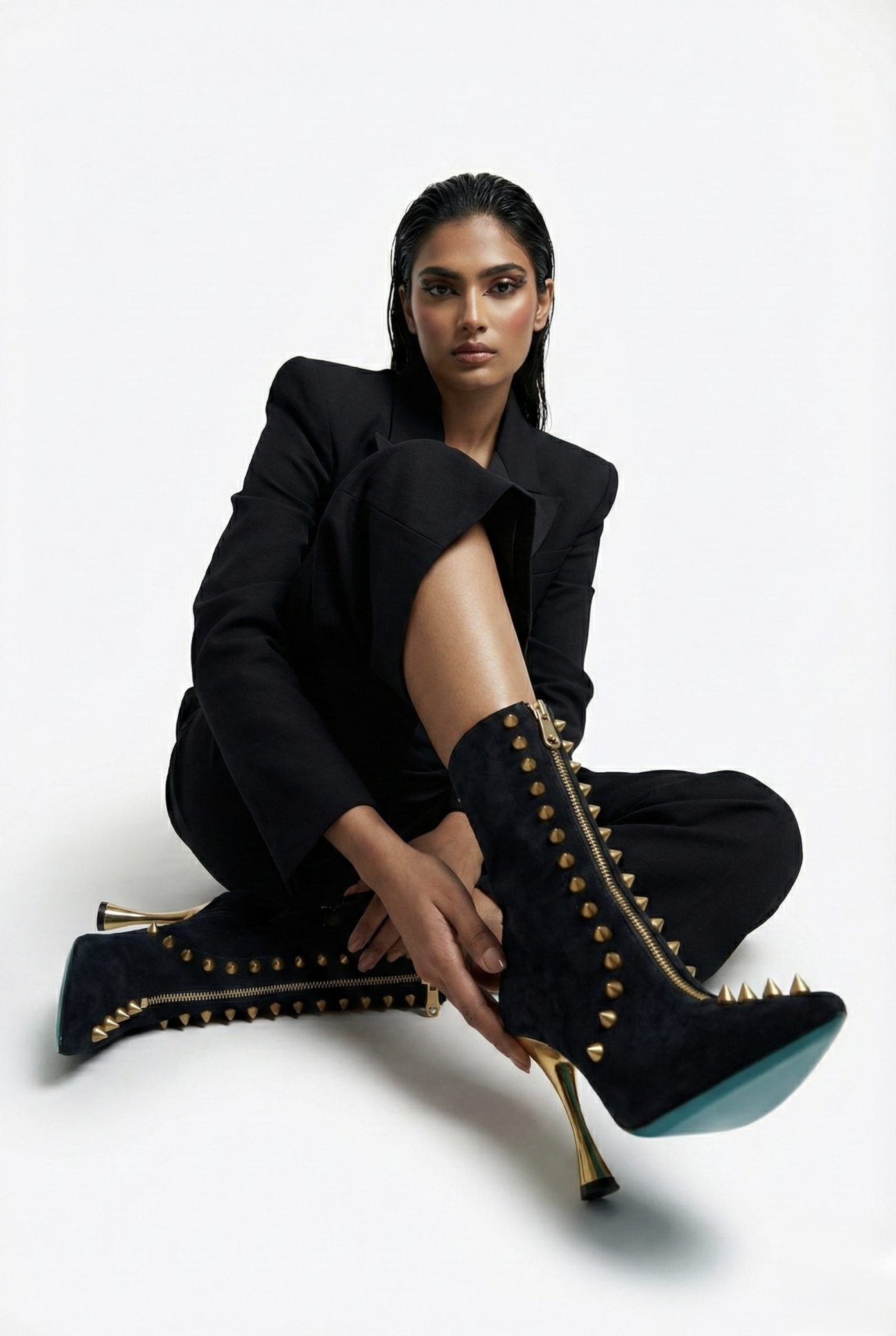 INFINITE SPIKES BOOTS™ VERTEX ZIP EDITION Made in Italy | Genuine Leather | Free Worldwide Shipping - Image 2