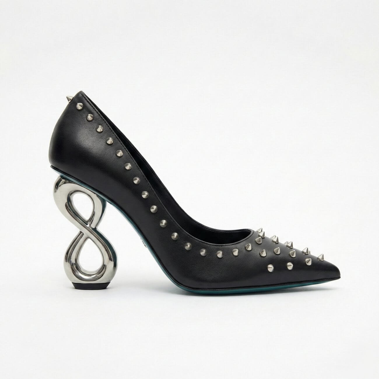 INFINITE SPIKES HEELS STEEL INFINITY PUMP