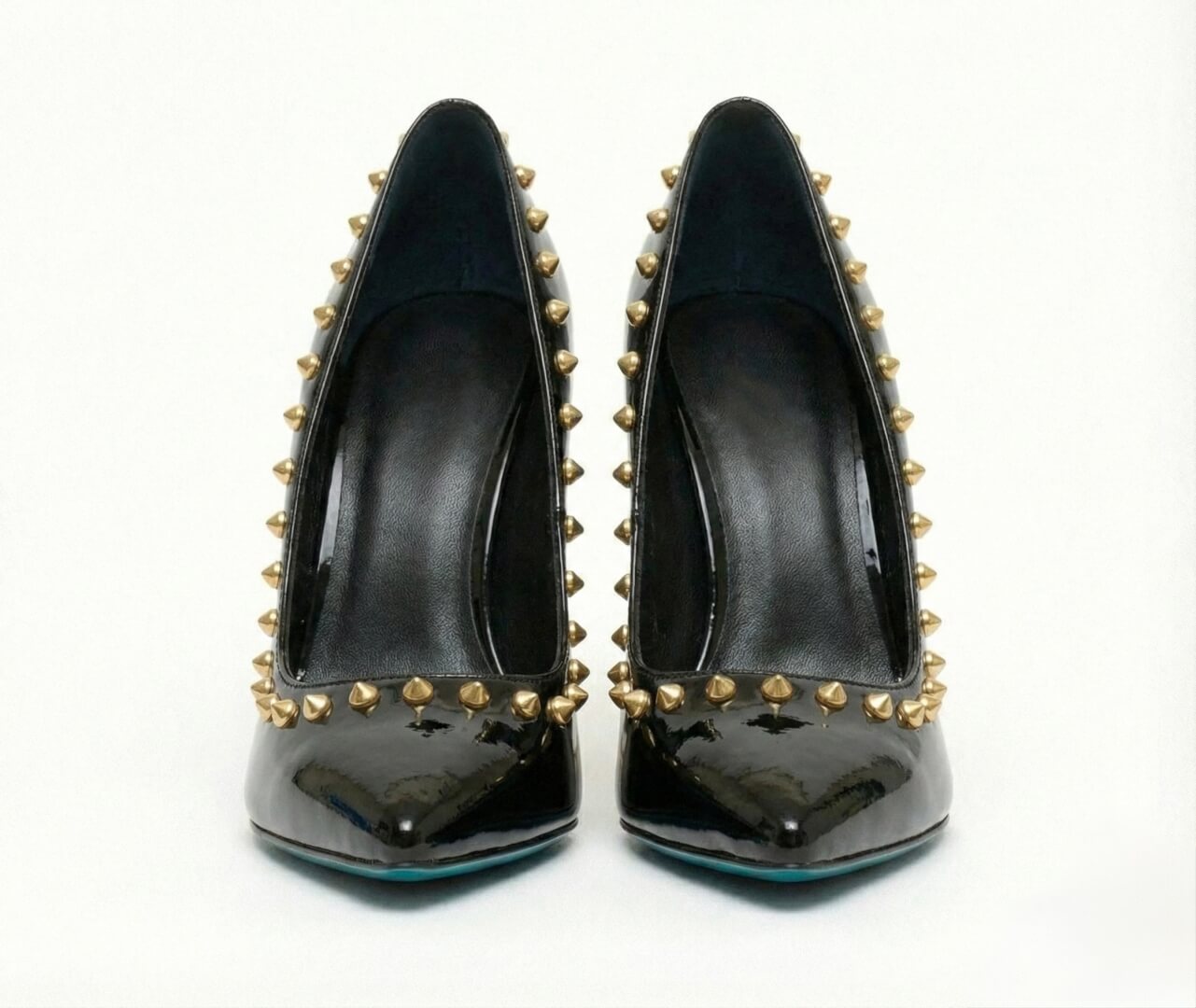 INFINITE SPIKES HEELS GOLD INFINITY PUMP - Image 3